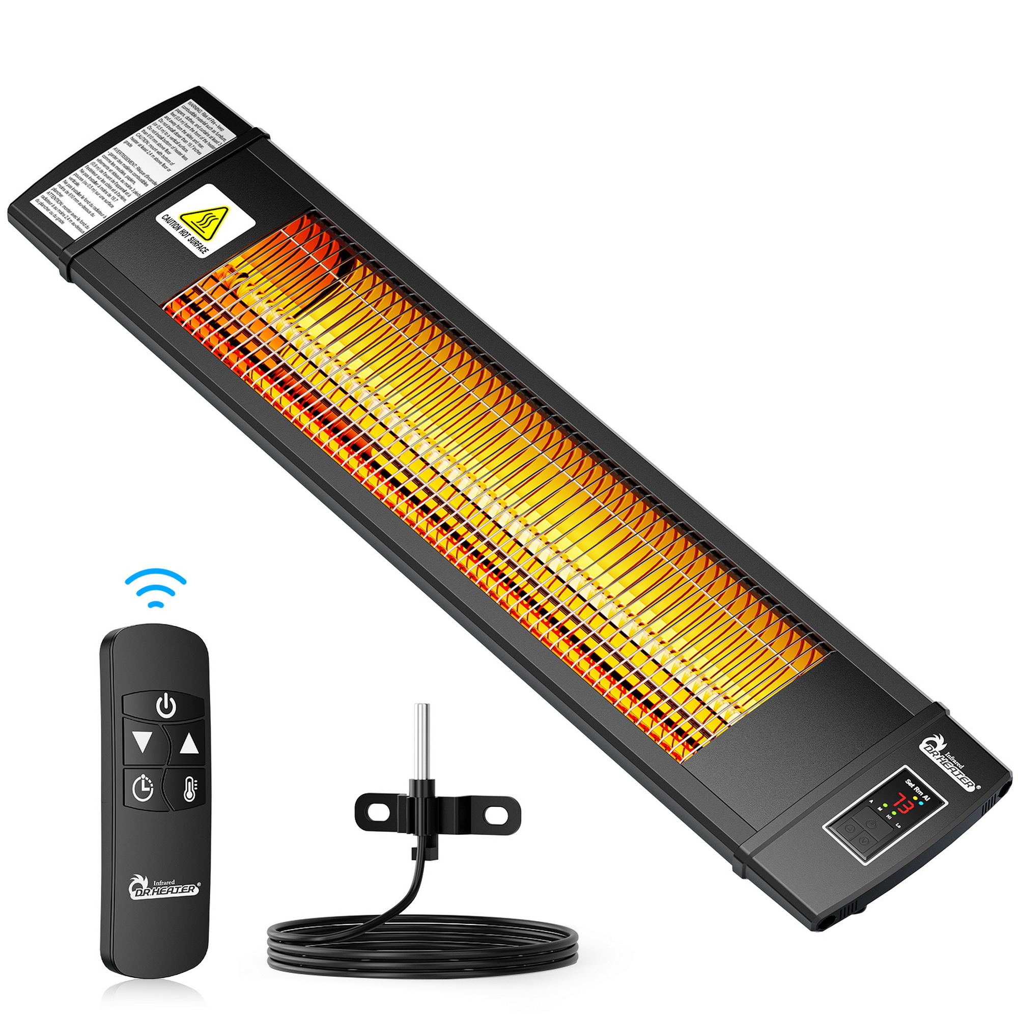Dr. Infrared Heater, Patio Heater with Temperature Control, Model# DR-268